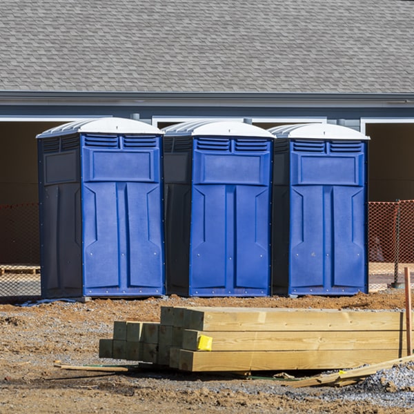 is there a specific order in which to place multiple porta potties in Mount Laguna